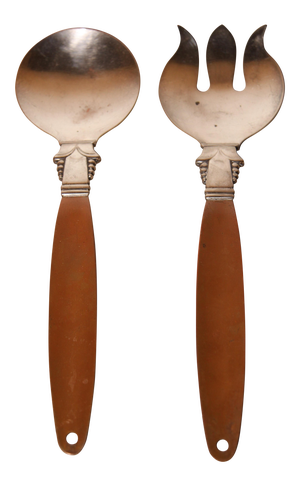 Antique Serving Utensils - a Pair
