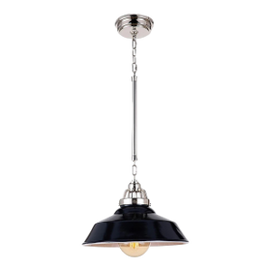 Regina Andrew Maine Large Navy Blue & Nickel Ceramic Pendant Light