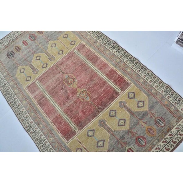 1960s Muted Earth Tones Wool Rug For Sale In Phoenix - Image 6 of 10