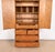 Henredon 1970s Henredon Artefacts Campaign-Style Mid-Century Oak Armoire For Sale - Image 4 of 8