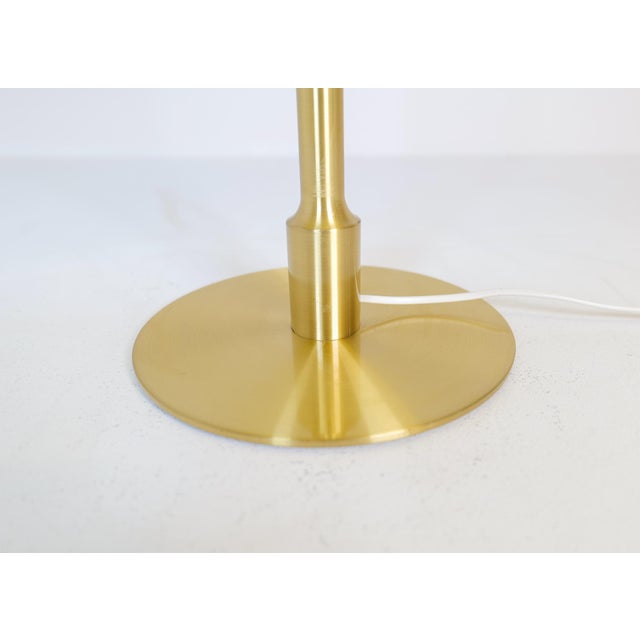 Cream Mid-Century Kongelys Table Lamp by Niels Rasmussen Thykier for Fog & Mørup, Denmark For Sale - Image 8 of 16