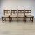 Dimensions: H 35.5” x W 19.7” x D 18.5” x SH 18.5” Set of 4 Vintage Brutalist Razor Blade dining chairs with newly...