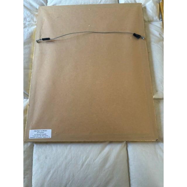 Late 19th Century Set of 3 Military Prints From Edouard Detaille. French., Framed - Set of 3 For Sale In Philadelphia - Image 6 of 6