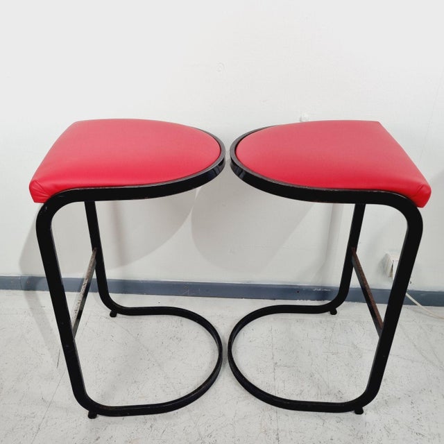 American Bar Stools by Milo Baughman, 1970s, Set of 2 For Sale - Image 16 of 18