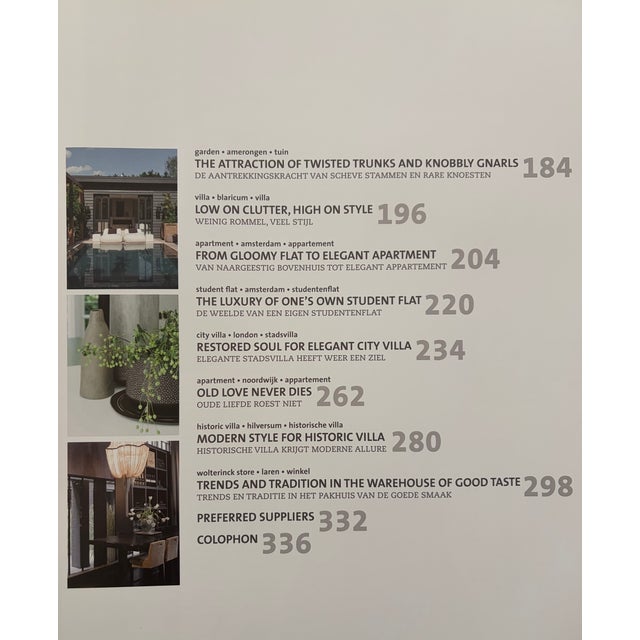 Contemporary Marcel Wolterinck "Outside In" — Large Format Hardcover | Terra 2009 | Garden & Interior Design | 336 Pages For Sale - Image 3 of 4
