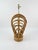 Vintage Bamboo Rattan Large Scale Lamp features a stylish and unique design perfect for coastal or tropical-themed rooms....
