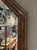 Vintage Bamboo Beveled Mirror For Sale - Image 4 of 4