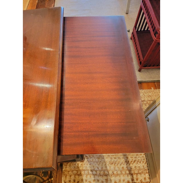 1940s Chippendale Style Mahogany Commode Chest of Drawers For Sale - Image 5 of 13