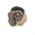 6 Carat Tw Black, Brown, & White Diamond Cluster Flower Ring in 18k Yellow Gold Size 5 For Sale - Image 4 of 6