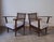 Uluv Oak Armchairs, Czech Mid-Century 1950s from Uluv Krásná Jizba, Set of 2 For Sale - Image 9 of 14