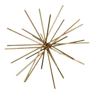 Worlds Away Urchin Iron Asterisk Sculpture For Sale