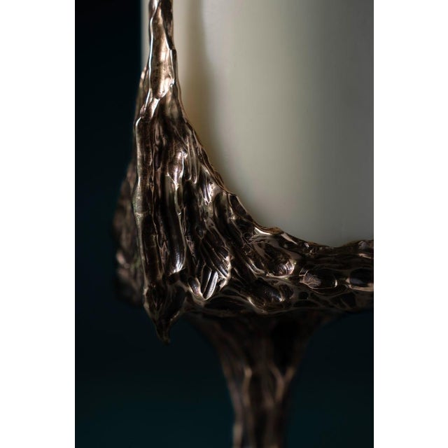 Not Yet Made - Made To Order Omnia Vanitas Vanité 37 Candelabra in Patinated Cast Bronze by William Guillon For Sale - Image 5 of 13