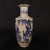 Asian Vintage Blue & White Rouleau Vase With Crackle Glaze For Sale - Image 3 of 9