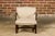 English 1900s Wooden Child's Chair with Serpentine Arms and Custom Upholstery For Sale - Image 9 of 12