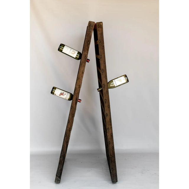 1960s French Country Riddling Rack Champagne & Wine Rack For Sale - Image 6 of 11