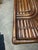 1970s 1970s Split Bamboo Rising Sun Console Table For Sale - Image 5 of 12