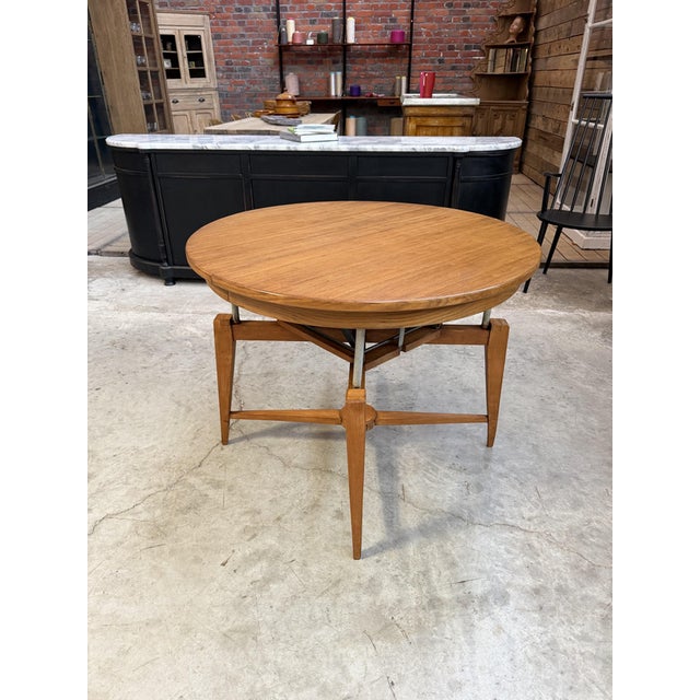Height-Adjustable Tables from Marcel Gascoin, 1960s For Sale - Image 9 of 18