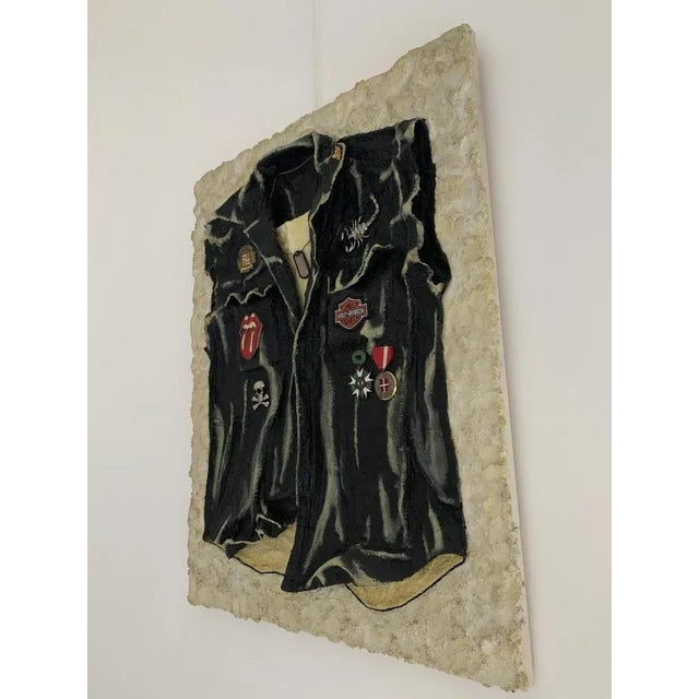 Walter Parini, Whose name is\.\.Lone Wolf, Mixed Media on Canvas with Applications, 2010 For Sale - Image 9 of 12