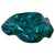 Dark Green Chinese Carved Malachite Scholar’s Brush Washer in the Form of a Lotus Leaf For Sale - Image 8 of 11