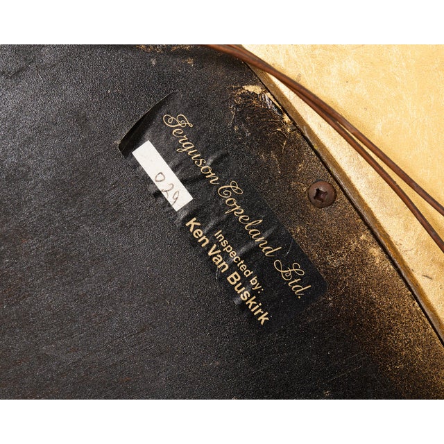 Large Ferguson Copeland Giltwood Lauren Wreath Mirror 4 Ft For Sale - Image 11 of 17