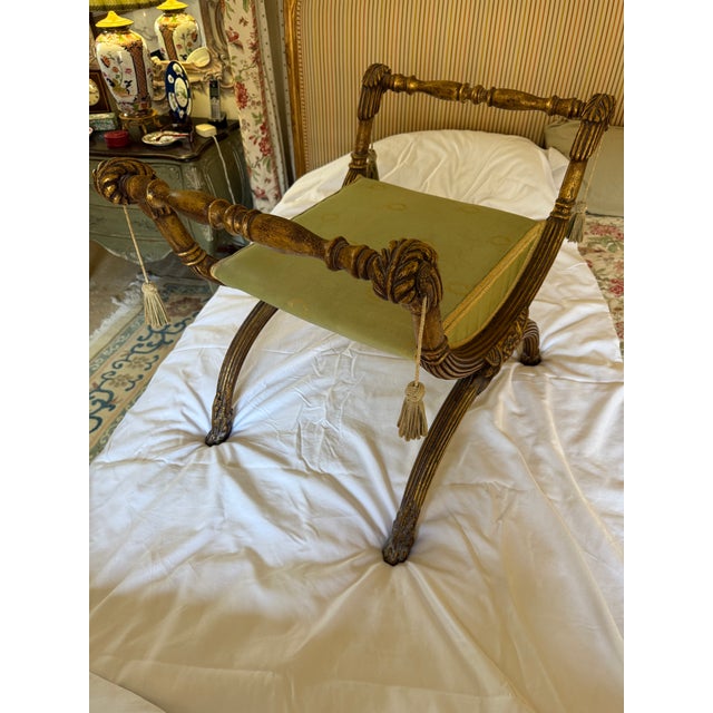 Late 19th Century Pair of French Regency Benches For Sale - Image 12 of 15