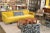 Gold Edward Wormley for Dunbar Bracket Back Sofa in Mohair For Sale - Image 8 of 8