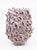 This striking vintage Italian ceramic vase is a masterclass in sculptural texture and whimsical design. The vessel...