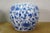 Pair of Chinese Blue White Porcelain Chrysanthemum Ginger Jars Mantle Urns 9" For Sale - Image 9 of 13