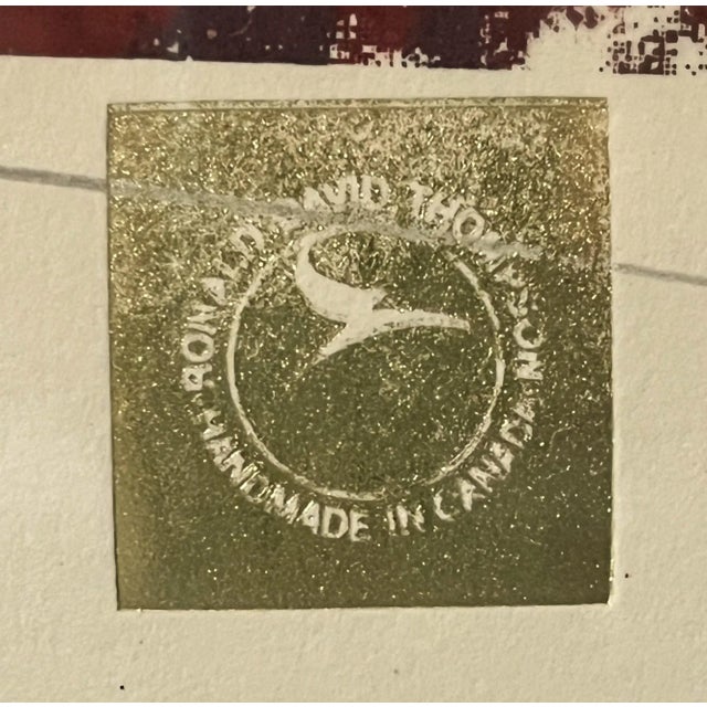 Wood Ronald David Thompson (Canada, 1942-2008) Limited Edition Pencil Signed Artist's Serigraph Titled "Prairie" For Sale - Image 7 of 13