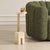 Contemporary Feranno Travertine Accent Table For Sale - Image 3 of 9