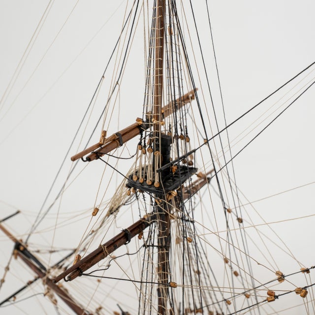 Italian Amati HMS Fly Ship Model, Hand-Assembled, 1:64 Scale, Restored For Sale - Image 4 of 18