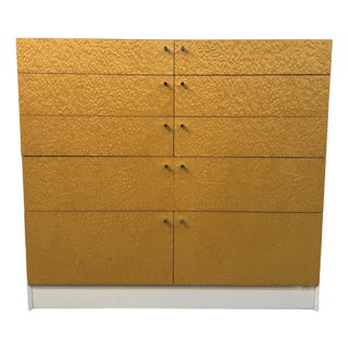 Mid 20th Century Modern Birdseye Maple Twelve-Drawer Dresser For Sale