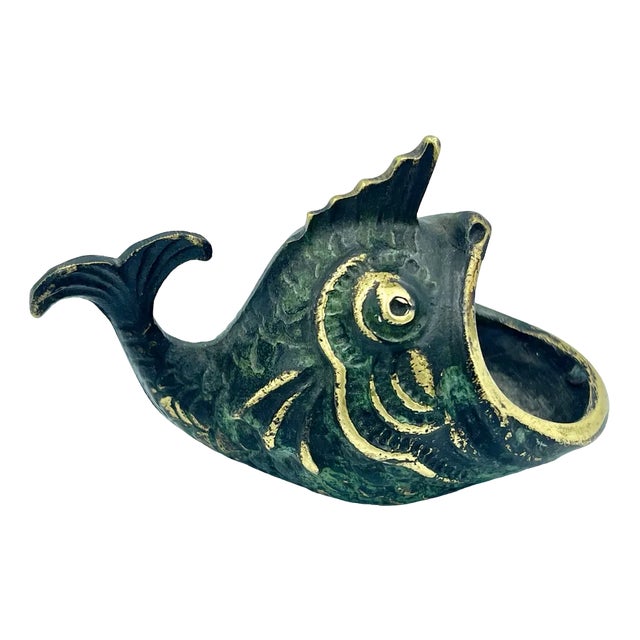 Ashtray in Bronze by Walter Bosse for Hagenauer Workshops, 1960s For Sale