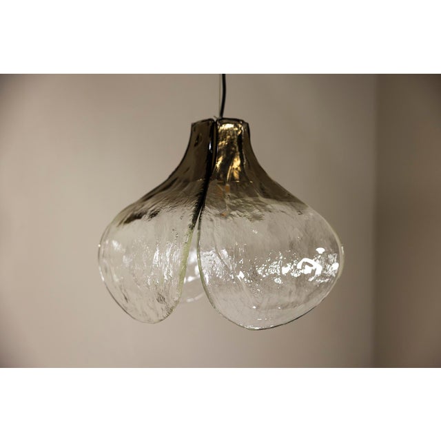 LsS184 Flower-Shaped Pendant Lamp by Carlo Nason for AV Mazzega, 1970s For Sale - Image 16 of 16