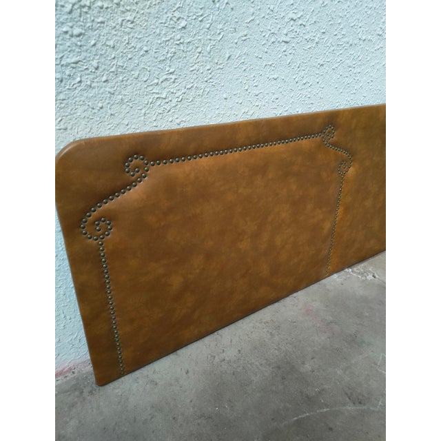 Mid-Century Leather Headboard, Spain, 1970s For Sale - Image 17 of 18