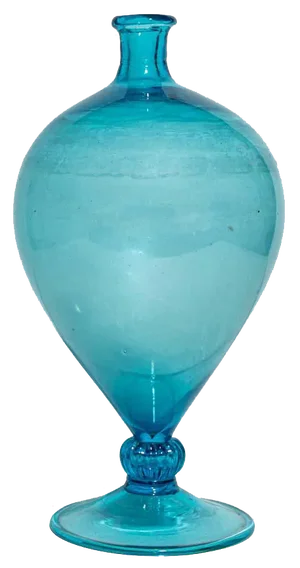 Aquamarine Veronese Vase by Vittorio Zecchin for Venini, 1920s