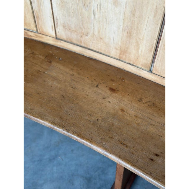 Traditional Pine Settle Bench For Sale - Image 9 of 11