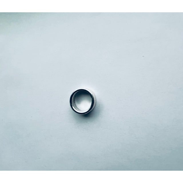 Metal Vintage Tiffany & Co. 1837 Concave Ring, Sterling Silver, Iconic Jewelry, Size 7 For Sale - Image 7 of 7