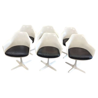 Burke Tulip Chairs - Set of 6 For Sale