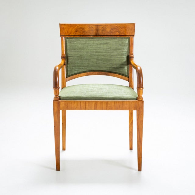 Wood Early 19th Century Armchairs, France, Set of 4 For Sale - Image 7 of 11