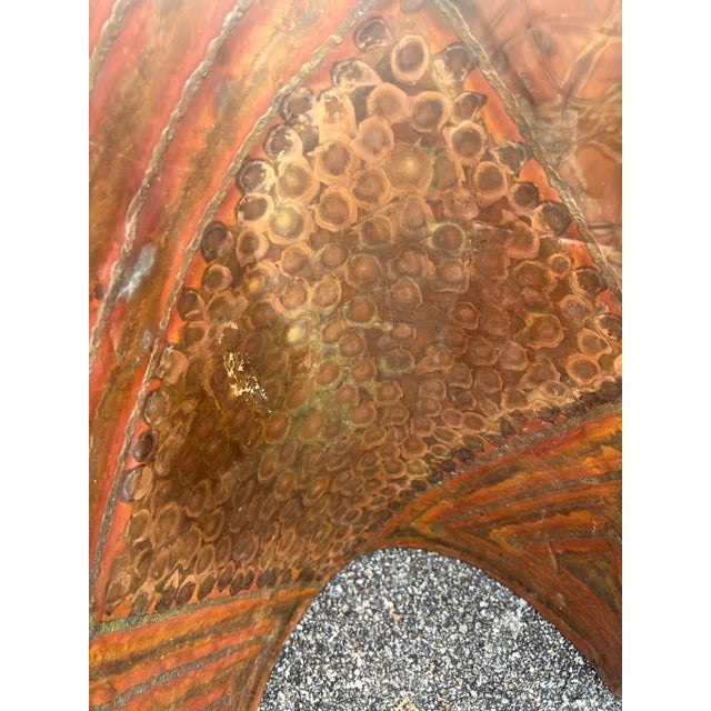 Metal Paul Evans Studio for Directional Copper Table Base For Sale - Image 7 of 7