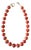 Coral Beaded Necklace With Gold Spacer Designed by Matthew Izzo For Sale