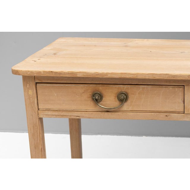 Antique Pine Side Table, 1820 For Sale - Image 6 of 9