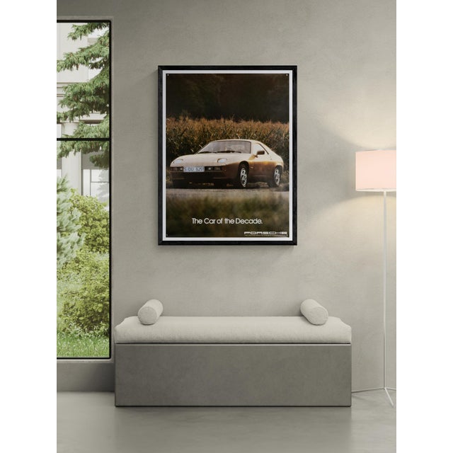 Porsche the Car of the Decade 1979 Original Advertising Poster, in Very Good conditions. Designed 1970 to 1979 I have...