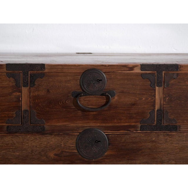 Antique Japanese Tansu Chest of Drawers For Sale - Image 5 of 14