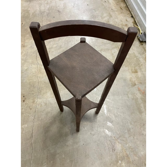 This Antique Wooden Plant Stand will your plants a nice new home!