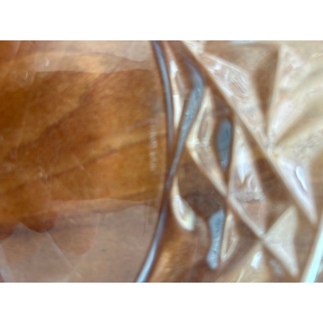 Tiffany Rock Cut Plates Tiffany Crystal "Rock Cut" plate. Approx 10" in diameter. Etched "Tiffany & Co" on underside of...