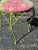1970s Vintage Green Iron Peacock Garden Chair or Vanity Chair For Sale - Image 11 of 12