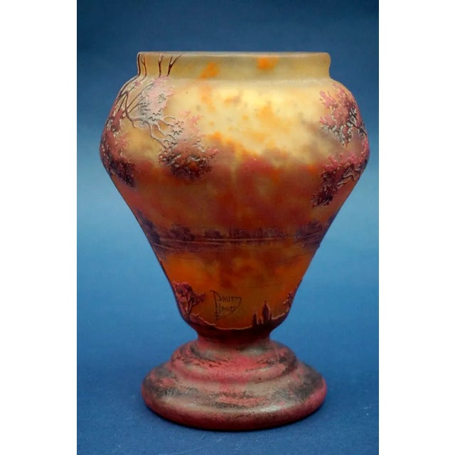 20th Century Blown Glass Vase with Lorraine Cross from Daum Nancy, France, 1890s For Sale - Image 4 of 18