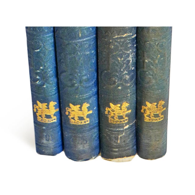 Early 19th Century Antique Blue Book Bundle For Sale - Image 5 of 5